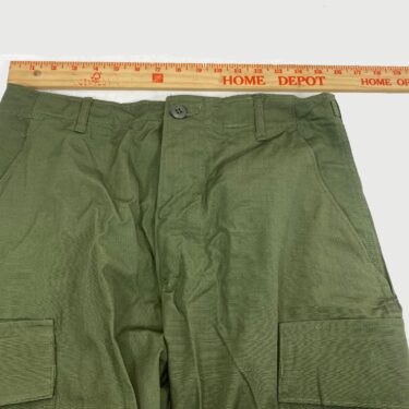 vietnam jungle fatigues rip stop pants small long clg3208 (4)