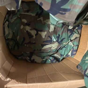 field jacket woodland camo large short used clg3211 (12)