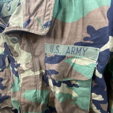 field jacket woodland camo large short used clg3211 (2)