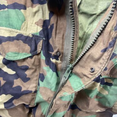 field jacket woodland camo large short used clg3211 (3)