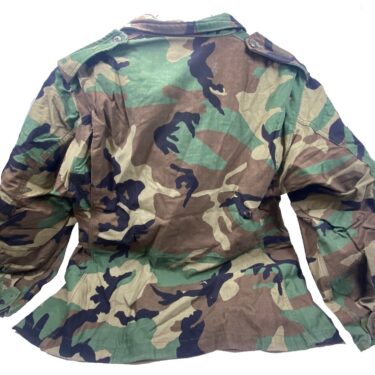 field jacket woodland camo large short used clg3211 (5)