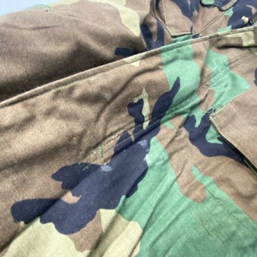 field jacket woodland camo large short used clg3211 (7)