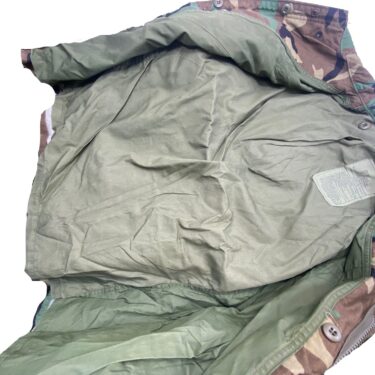 field jacket woodland camo large short used clg3211 (8)