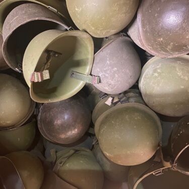 us m 1 steel pot helmet used hed3213 a (2)