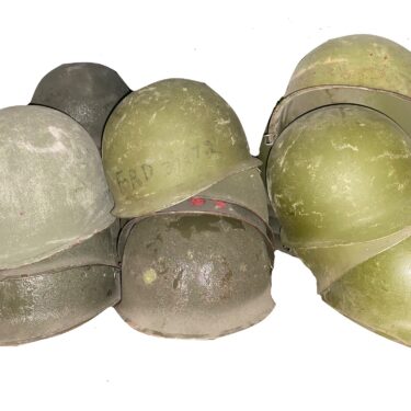 us m 1 steel pot helmet used hed3213 x