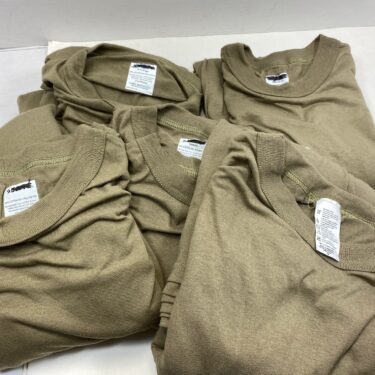 coyote brown t shirt short sleeve irregular clg3217 2 x