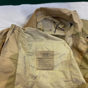 3 color desert bdu shirt large long browned nyco clg3243 (5)