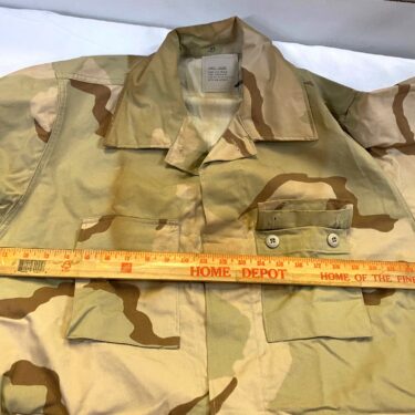 3 color desert bdu shirt large short browned nyco clg3242 (4)