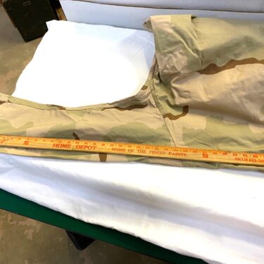 3 color desert bdu shirt large short browned nyco clg3242 (5)