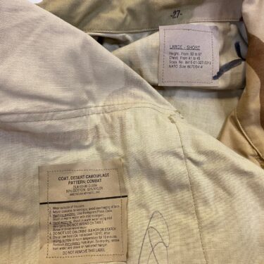 3 color desert bdu shirt large short browned nyco clg3242 (6)