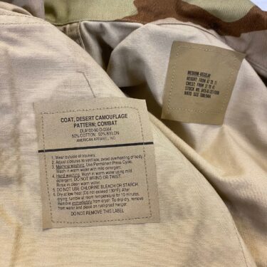 3 color desert bdu shirt medium regular nyco #1 s clg3261 (5)