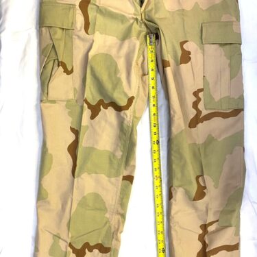 3 color desert trousers large short nyco #1's clg3255 (2)