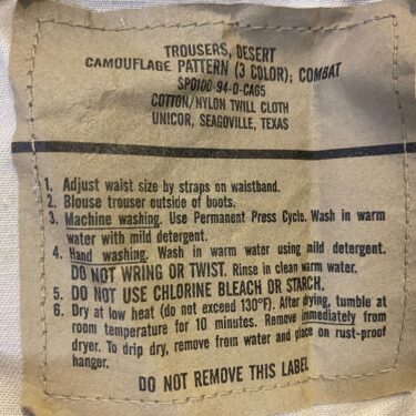 3 color desert trousers med long used nyco clg3239 (7)