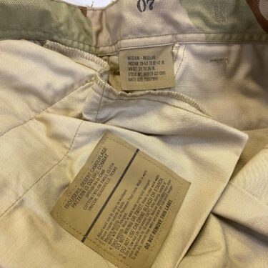 3 color desert trousers med reg unissued nyco clg3237 (5)