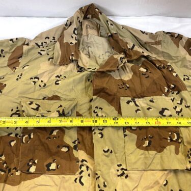 6 color desert bdu shirt small long browned nyco clg3251 (3)
