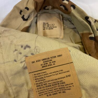 6 color desert bdu shirt small long browned nyco clg3251 (6)