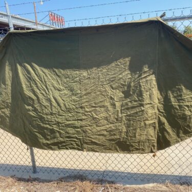 post ww2 shelter half button style 6