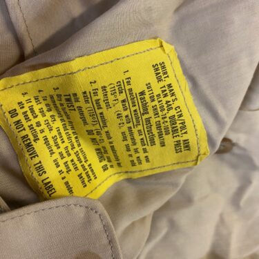 vietnam class a dress shirt tan used clg3249 (4) min