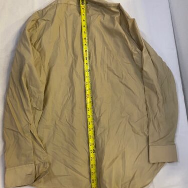 vietnam class a dress shirt tan used clg3249 (5) min