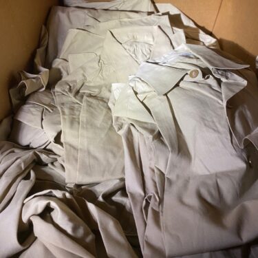 vietnam class a dress shirt tan used clg3249 (7) min