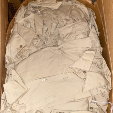 vietnam class a dress shirt tan used clg3249 (9) min