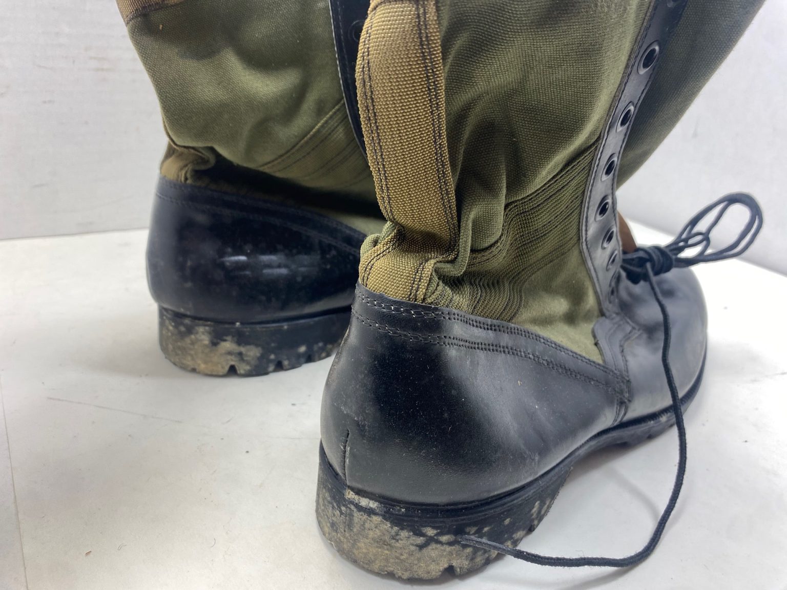 thumbnail image 2 of FOX OUTDOOR Vietnam Jungle Boots - Genuine Leather Tactical Military Style OD 04 W 2 of 14