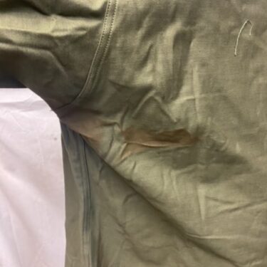 chemical jacket browned & stained size large clg3267 (6)