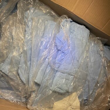 vietnam era check weave cotton pajama trousers medium clg3268 (15)