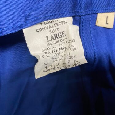 convalescent trousers large 1951 dated clg3287 (10)