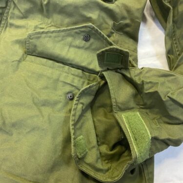 m 65 olive drab field jacket small long used clg3304 (13)