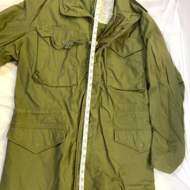 m 65 olive drab field jacket small long used clg3304 (6)