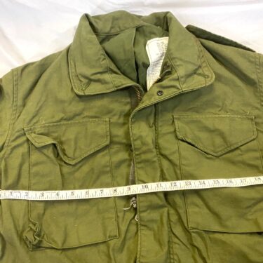 m 65 olive drab field jacket small long used clg3304 (7)