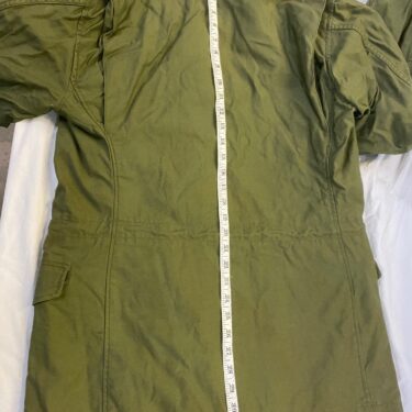 m 65 olive drab field jacket small long used clg3304 (9)