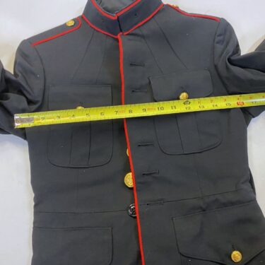 usmc dress blue tunic 35 Short clg3297 (5)