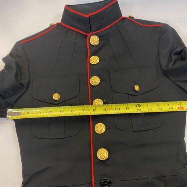 usmc dress blue tunic 35 long clg3298 (4)