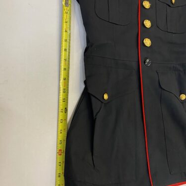 usmc dress blue tunic 35 long clg3298 (5)