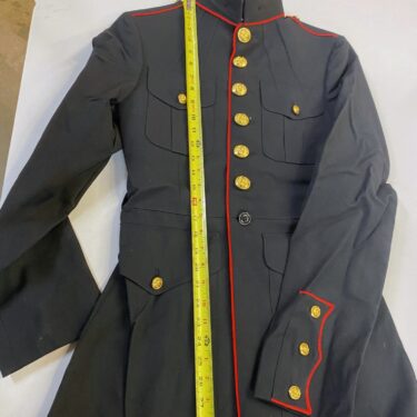 usmc dress blue tunic 35 long clg3298 (7)