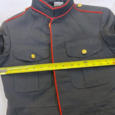 usmc dress blue tunic 36 x short clg3299 (4)