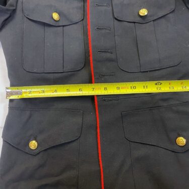 usmc dress blue tunic 36 x short clg3299 (5)