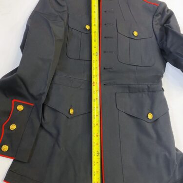 usmc dress blue tunic 37 x short clg3301 (4)