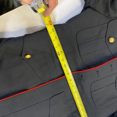 usmc dress blue tunic 37 x short clg3301 (6)