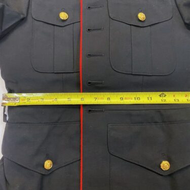 usmc dress blue tunic 37 x short clg3301 (8)