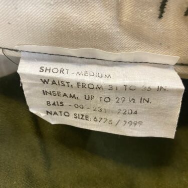 wool field pants medium short new condition clg3293 (10)