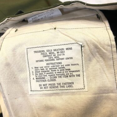 wool field pants medium short new condition clg3293 (11)