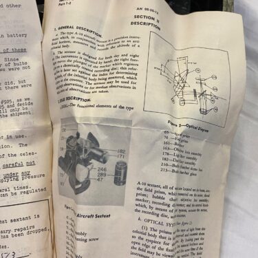 A 10A US Army Air Forces Sextant, 1 only ony37 (19)