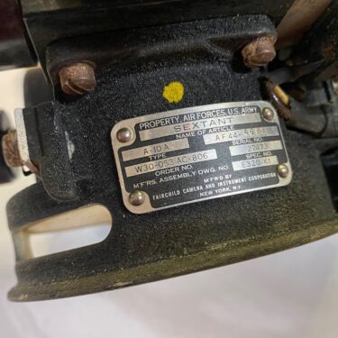 A 10A US Army Air Forces Sextant, 1 only ony37 (2)