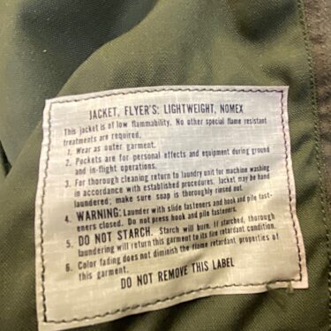 flyers jacket nylon nomex x small short clg4002 (9)