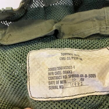 survival vest cmu 33 used clg4004 (10)