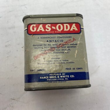 ww2 ration accessory gasoda antacid unopened can ony35 (2)