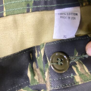 Vietnam Tigerstripe Pants, Will Fade SIZE X LARGE Button Fly clg4017 y (5)